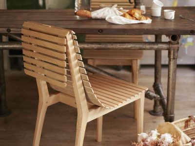 Market ou la chaise inspirée de nos étales de marché