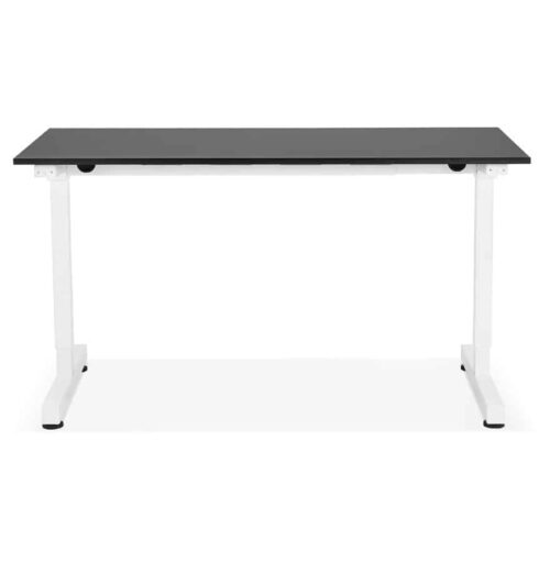 Bureau assisdebout droit ´STAND UP´ noir réglable en hauteur 140x70 cm 1