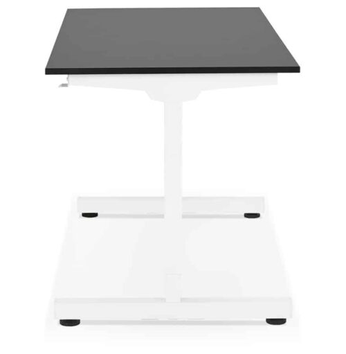 Bureau assisdebout droit ´STAND UP´ noir réglable en hauteur 140x70 cm 2