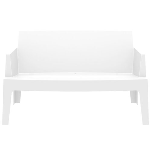 Banc de jardin PLEMO XL blanc en plastique 1