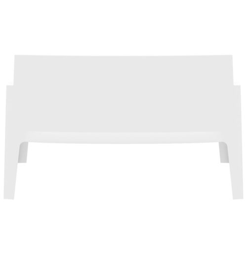 Banc de jardin PLEMO XL blanc en plastique 2