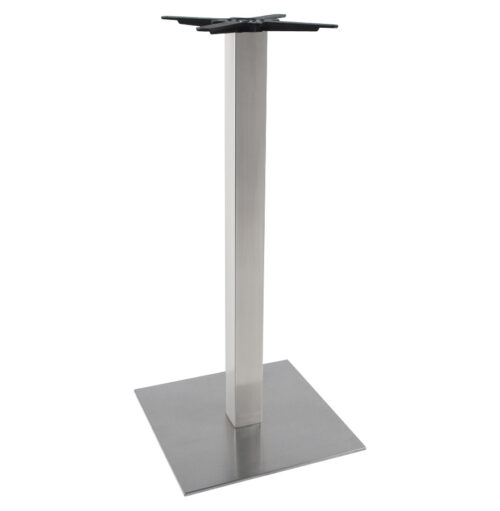 Base table KARO 110 acier brossé