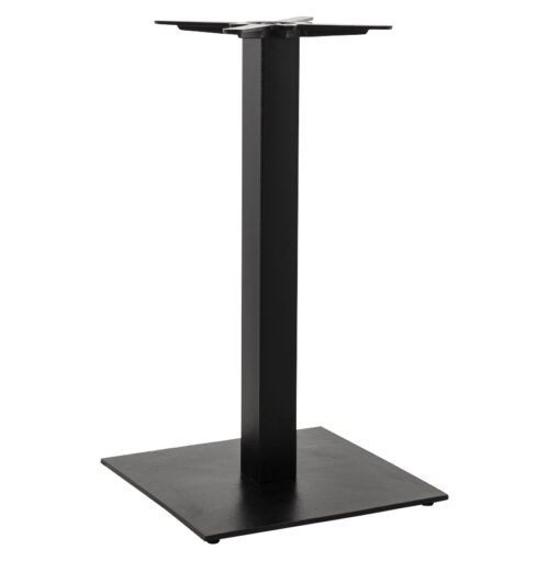 Base table NERO 90 metal peint noir 1