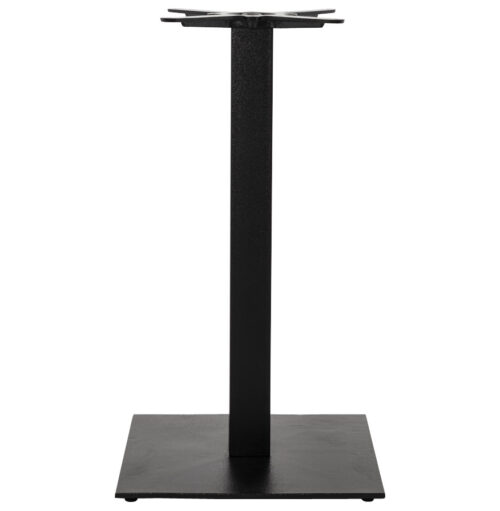 Base table NERO 90 metal peint noir 2