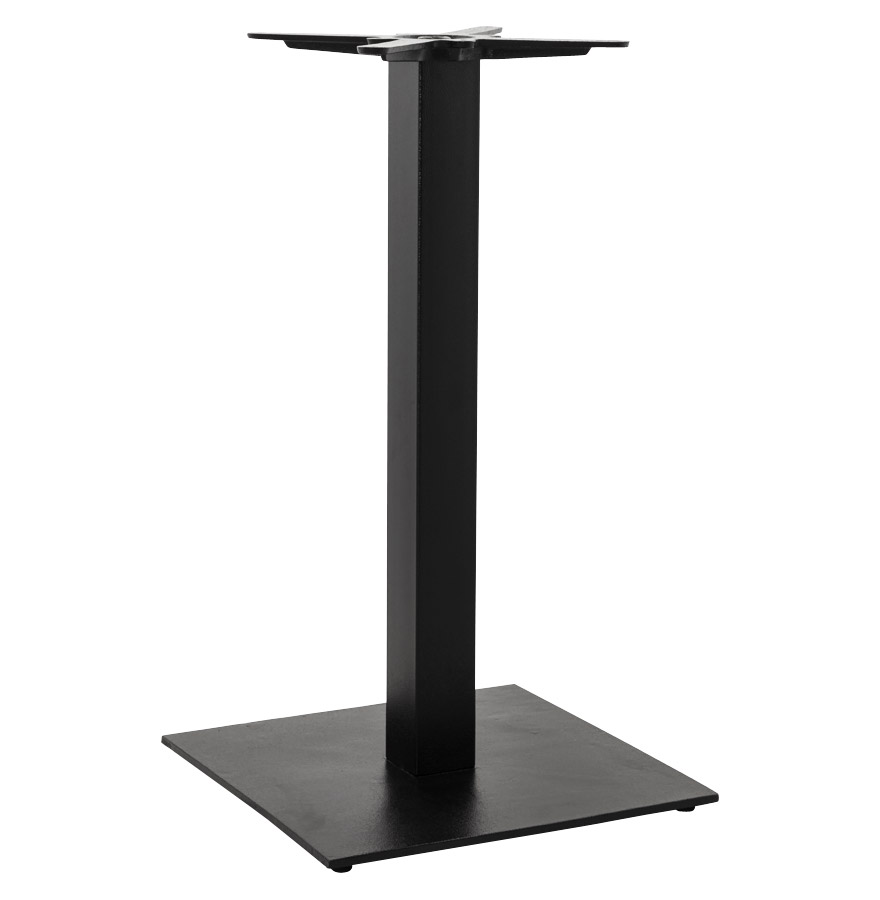 Base table NERO 90 métal peint noir