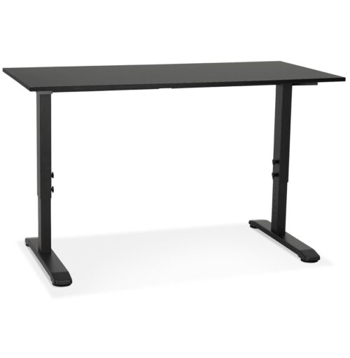 Bureau OSMOSE noir reglable en hauteur 140x70 cm 1