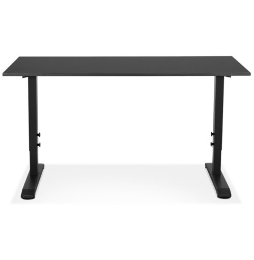 Bureau OSMOSE noir reglable en hauteur 140x70 cm 2