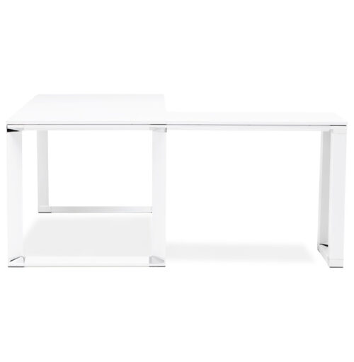 Bureau dangle en bois blanc XLINE 160 cm personnalisable 2