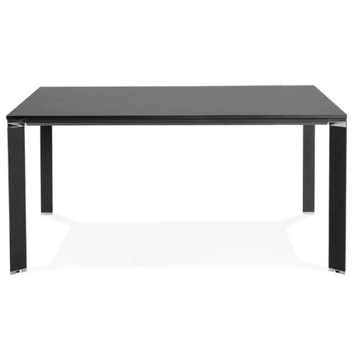 Bureau de reunion noir XLINE SQUARE 160x160 cm 1