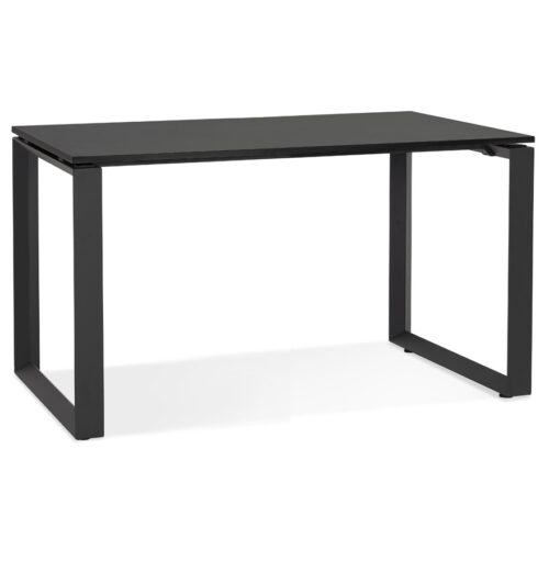 Bureau design BAKUS bois/métal noir - 120x60 cm