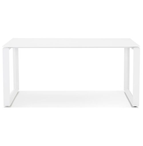 Bureau design BAKUS verremetal blanc 160x80 cm 1