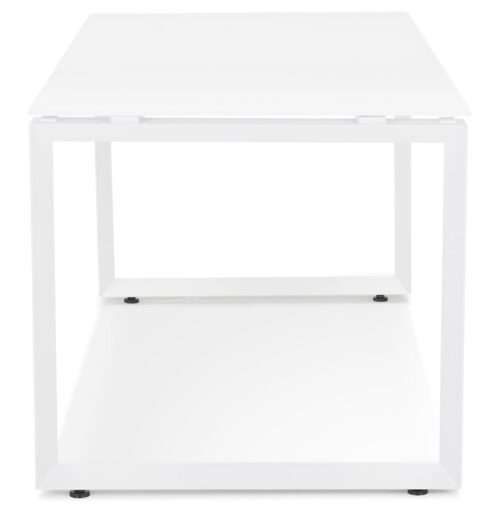 Bureau design BAKUS verremetal blanc 160x80 cm 2