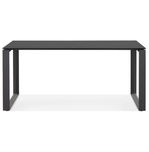 Bureau design BAKUS verremetal noir 160x80 cm 1