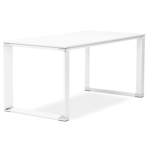 Bureau design XLINE bois blanc 160x80 cm 1