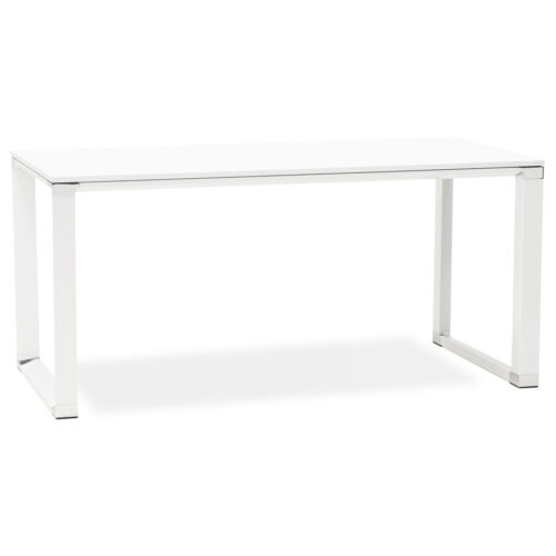 Bureau design XLINE bois blanc – 160×80 cm