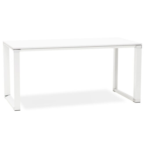 Bureau design XLINE bois blanc - 160x80 cm