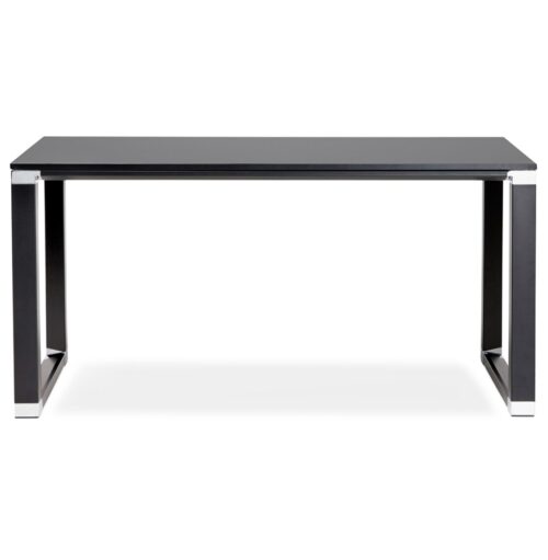 Bureau design XLINE noir en bois 140x70 cm 1