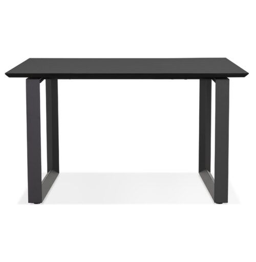 Bureau direction GIMINI bois metal noir 130x70 cm 1