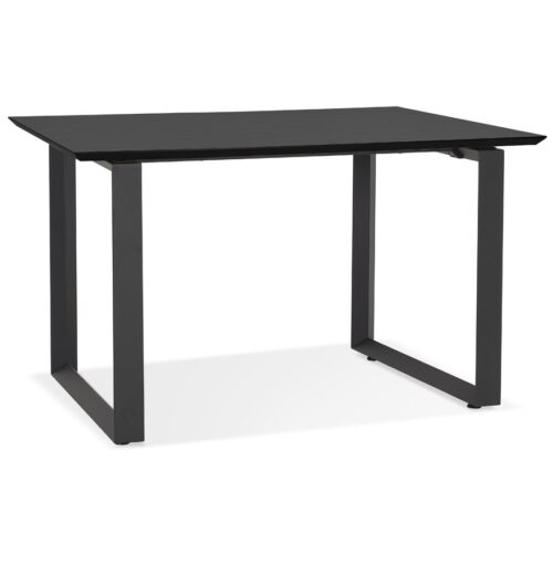 Bureau direction GIMINI bois & métal noir - 130x70 cm