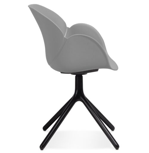 Chaise APODIS grise avec accoudoirs en plastique 2