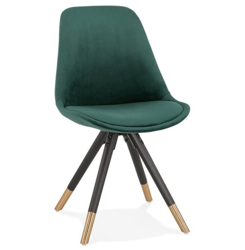 Chaise HAMILTON velours vert