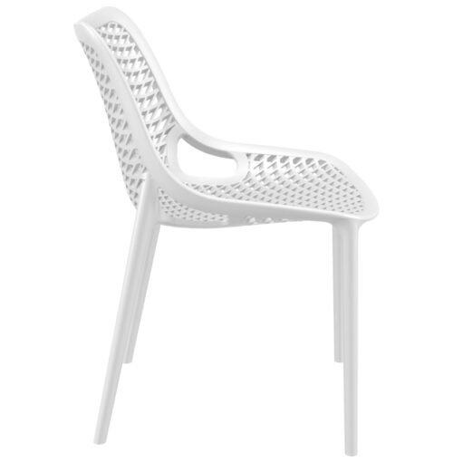 Chaise blanche BLOW moderne en plastique 2