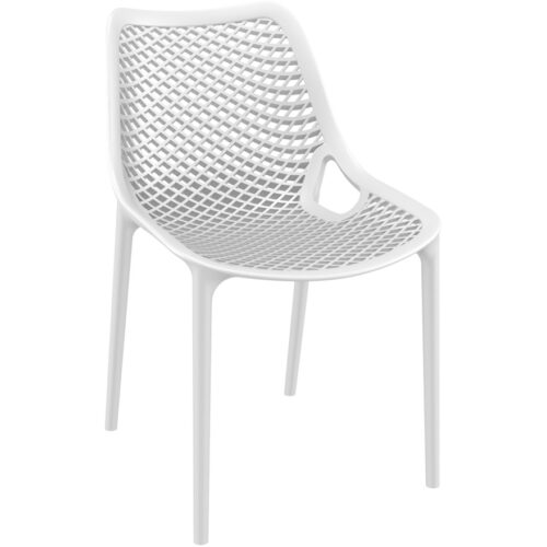 Chaise blanche BLOW moderne en plastique