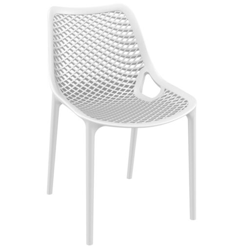 Chaise blanche BLOW moderne en plastique