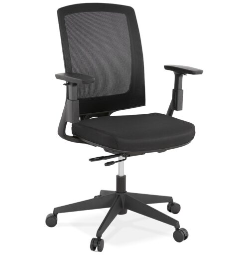 Chaise de bureau EXTRA ergonomique noire 1