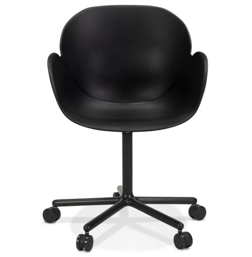 Chaise de bureau ORION noire avec accoudoirs 1