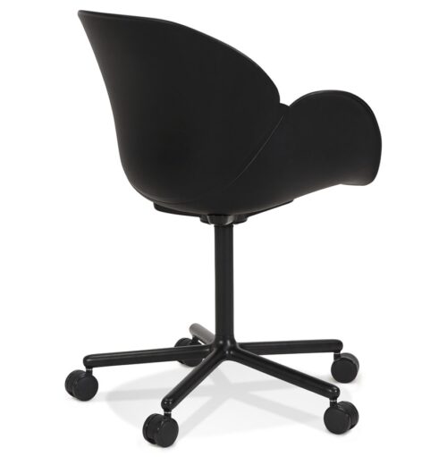 Chaise de bureau ORION noire avec accoudoirs 2