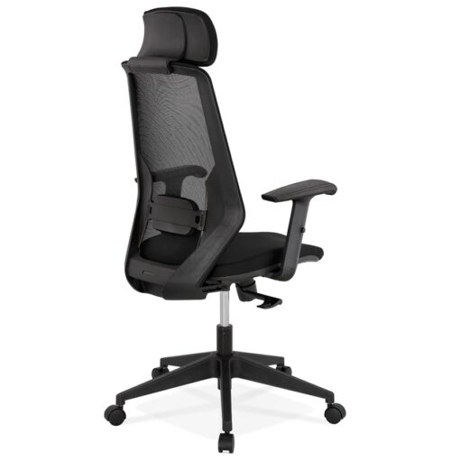 Chaise de bureau ergonomique noire VEKTOR Design optimal 2