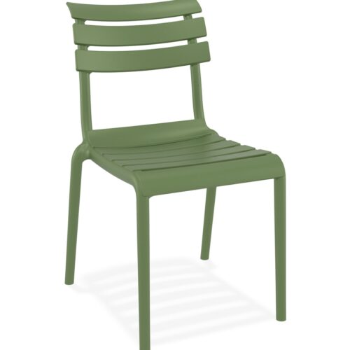 Chaise de jardin vert CHALA en plastique