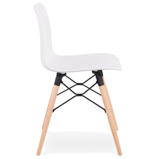 Chaise design blanche scandinave TONIC 2