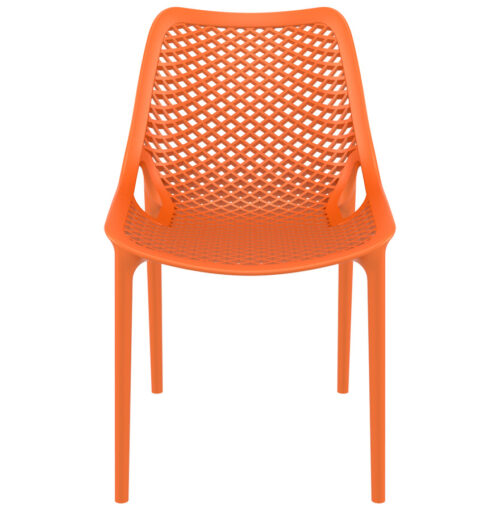 Chaise moderne en plastique BLOW orange 1