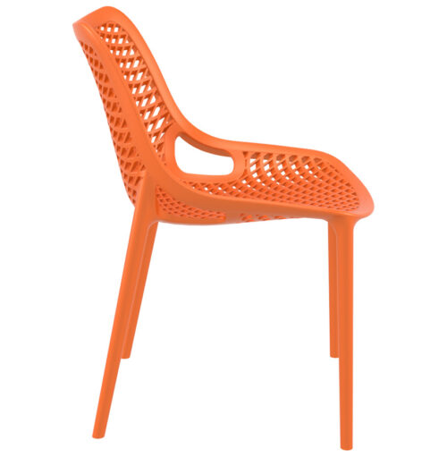 Chaise moderne en plastique BLOW orange 2