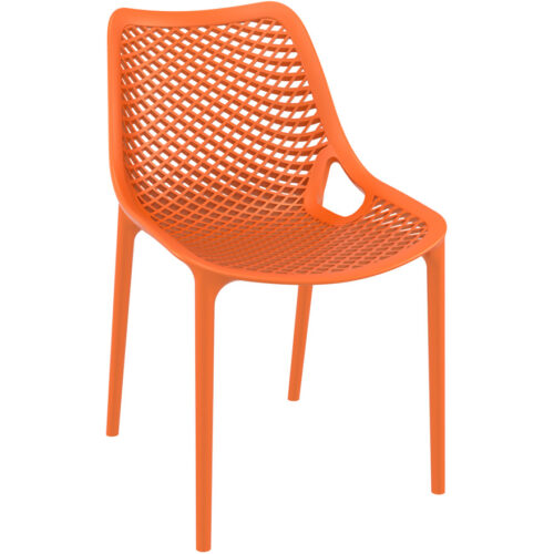 Chaise moderne en plastique BLOW orange