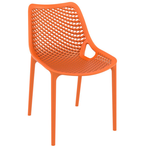 Chaise moderne en plastique BLOW orange