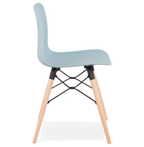 Chaise scandinave TONIC bleue elegante 2