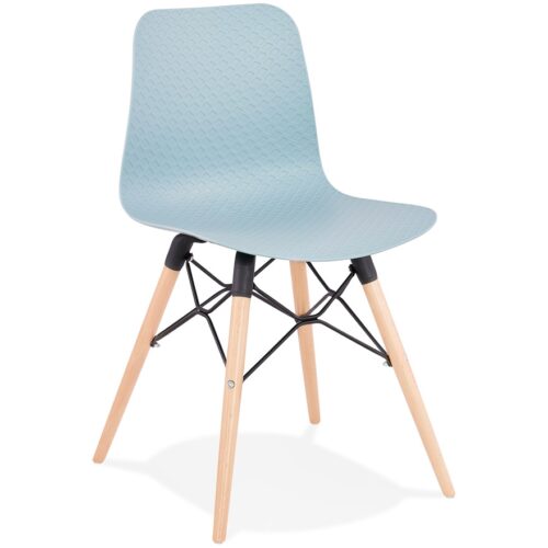 Chaise scandinave TONIC bleue élégante