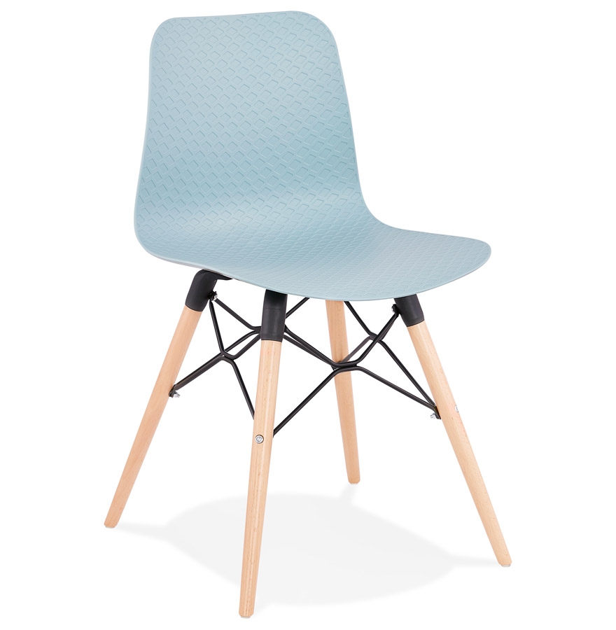 Chaise scandinave TONIC bleue élégante