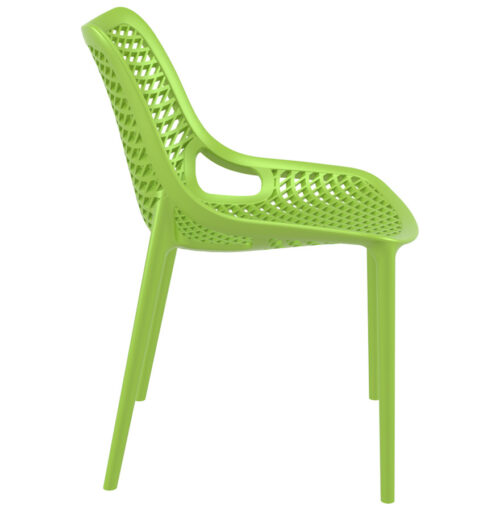 Chaise verte BLOW moderne en plastique 2