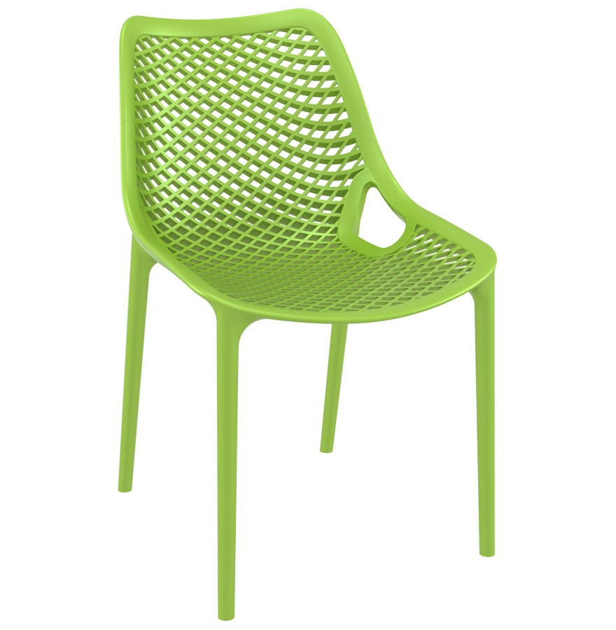 Chaise verte BLOW moderne en plastique