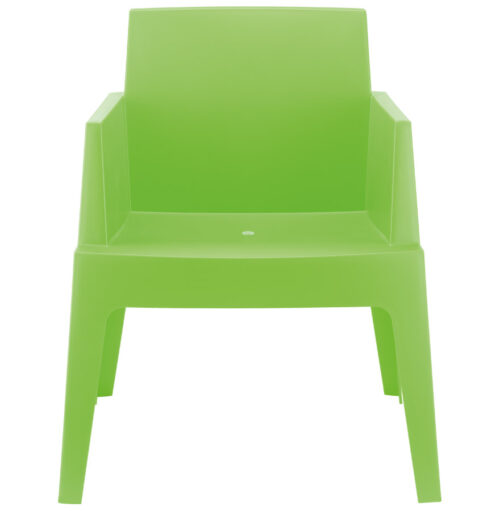 Chaise verte design PLEMO en plastique 2