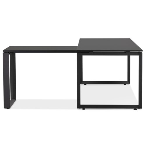 Coin bureau BAKUS design boismetal noir 160 cm 2