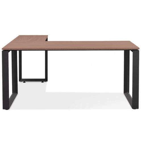 Desk dangle design en noyer et metal noir BAKUS 160 cm 1