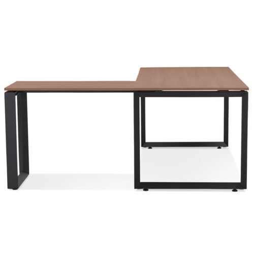 Desk dangle design en noyer et metal noir BAKUS 160 cm 2