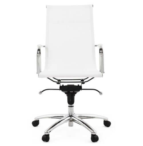 Fauteuil bureau AIR blanc modernise 1