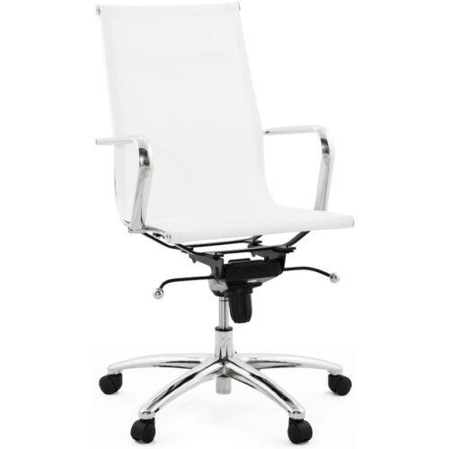 Fauteuil bureau AIR blanc modernisé