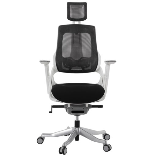 Fauteuil bureau ergonomique TEKNIK tissu noir 1